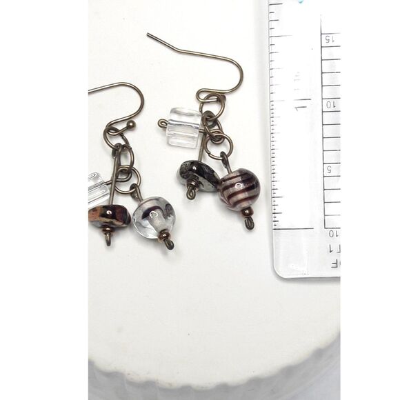 bohemian earrings 146# Darling Bohemian Antique.Bronze Hooks Antique.Bronze boho - Picture 4 of 4